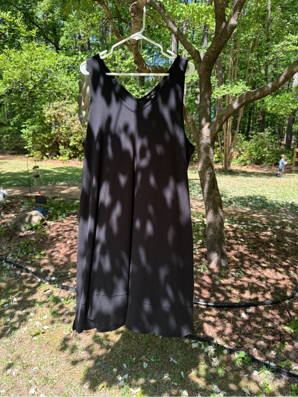 Women's Black Sleeveless V-Neck Jumpsuit